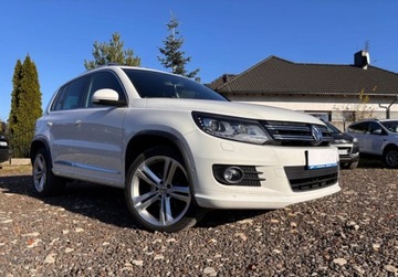 Volkswagen Tiguan I SUV Facelifting 2.0 TDI CR DPF BlueMotion 140KM 2012 Volkswagen Tiguan 2.0D 140KM R-line navi zadbany zarejestrowany 2.0 Diesel