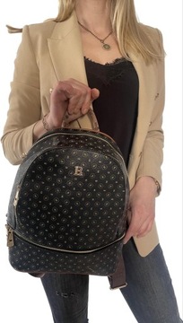 LOGOWANY PLECAK DAMSKI TOREBKA A4