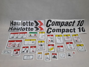 Komplet naklejek Haulotte Compact 10