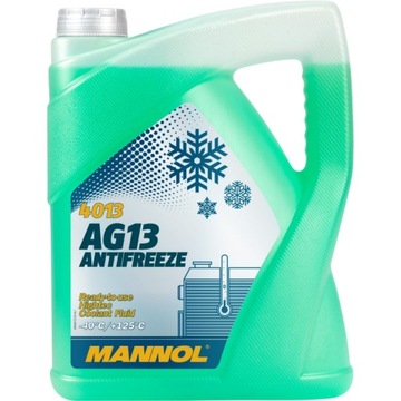 Płyn Chłodniczy Mannol AG13 -40°C Zielony 5L