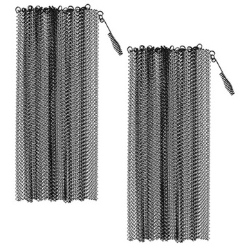 Zasłony kominkowe Heavy Duty Ekran ochronny 2 szt