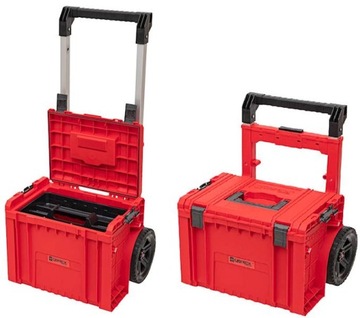 SKRZYNKA NARZĘDZIOWA NA KOŁACH QBRICK SYSTEM PRO CART 2.0 PLUS RED ULTRA HD