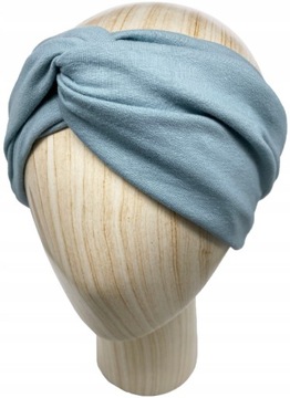 Opaska damska na głowę Turban Modern Blue
