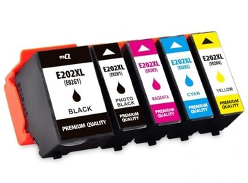 5x TUSZE 202XL DO DRUKARKI EPSON XP-6000 XP-6005 XP-6100 XP-6105