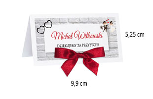 Свадебные открытки на свадьбу с бантиком за 48 часов.