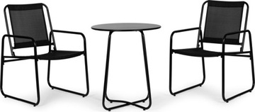 КОМПЛЕКТ САДОВОЙ МЕБЕЛИ ЖУРНАЛЬНЫЙ СТОЛИК + 2 СТУЛА ДЛЯ ТЕРРАСЫ, БАЛКОН ДЛЯ САДА