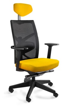 Fotel ergonomiczny TUNE oparcie Siatka HONEY UNIQU