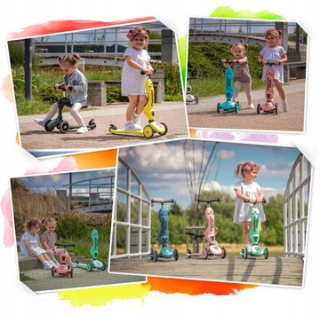 ДЕТСКИЙ СКУТЕР EMPIRE RIDE RIDE-ON 2in1 NAVY SCOOT HIGHWAYKICK