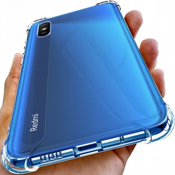 ETUI PANCERNE SHOCK + SZKŁO HARTOWANE REDMI 9A 9AT