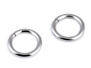 Kółko metalowe kaletnicze 15mm nikiel 2 szt