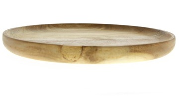 ДЕРЕВЯННАЯ ТАРЕЛКА С ПОДДОНОМ АКАЦИЯ