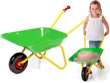 ROLLY TOYS TACZKA METALOWA ogrodowa dla dzieci XXL