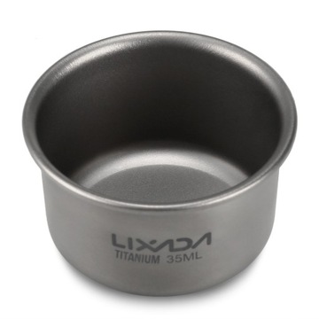 Lixada 35 мл Мини-титановая чайная чашка
