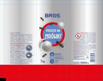 Порошковый препарат отравы от муравьев BROS Мешок 1 кг x2