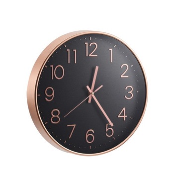 Настенные часы 12 дюймов, круглые кварцевые часы для домашнего офиса