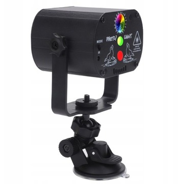 ДИСКО-ПРОЕКТОР ВРАЩАЮЩИЙСЯ ДИСКОШАР ЛАЗЕР RGB СВЕТОДИОДНЫЙ ОТРАЖАТЕЛЬ + ПУЛЬТ ДУ
