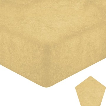 PRZEŚCIERADŁO FROTTE Z GUMKĄ 90x180 cm POLSKIE