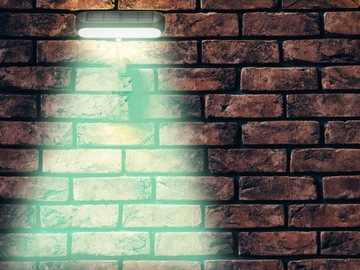 4x светодиодный садовый настенный светильник на солнечных батареях