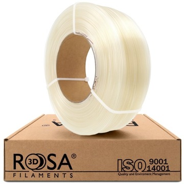 Filament Rosa3D ReFill PLA Starter Natural Tr. Transparentny 1kg 1,75mm