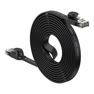BASEUS SZYBKI KABEL SIECIOWY PŁASKI RJ45 1000Mbps PRZEWÓD DO INTERNETU 10m