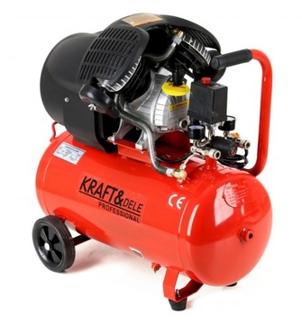 KOMPRESOR OLEJOWY SPRĘŻARKA 50L 230V 2 Tłoki 320L/min KD1484