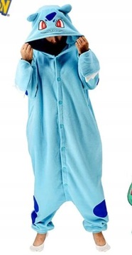 Piżama Onesie KIGURUMI Zwierzątko Bulbasaur S-XL,S