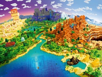 Пазл Ravensburger 1500e World of Minecraft 17189