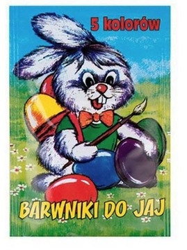 Barwniki spożywcze do jajek wielkanocnych - 5 szt