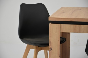 РАСШИРЯЕМЫЙ стол ARTISAN ДУБ 80x120/160 и 4 СТУЛА