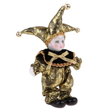 Romantyczna porcelana włoska Triangel Model klauna