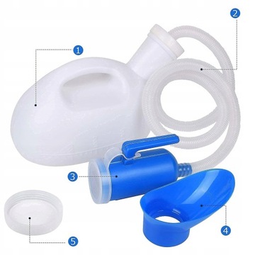 Писсуар LEAK-LEAD ПОРТАТИВНАЯ БУТЫЛКА ДЛЯ МОЧИ 3 В 1 БУТЫЛКА ДЛЯ МОЧИ 2000 МЛ