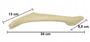 Боковая ручка двери черная кожаная правая передняя для BMW F10 F11 F18 51417225852
