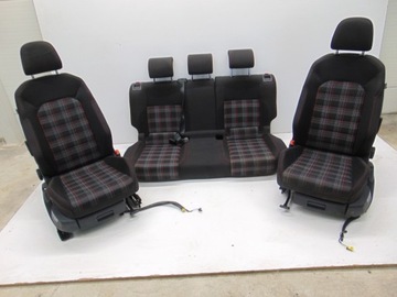 FOTELE KANAPA OPARCIE VW GOLF VII 7 GTI 5D
