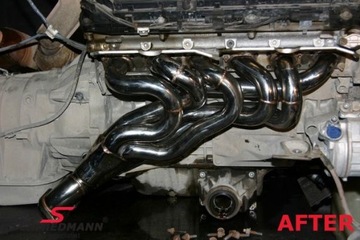 BMW M54 M52 E39 протыкает выпускной коллектор M52 M54