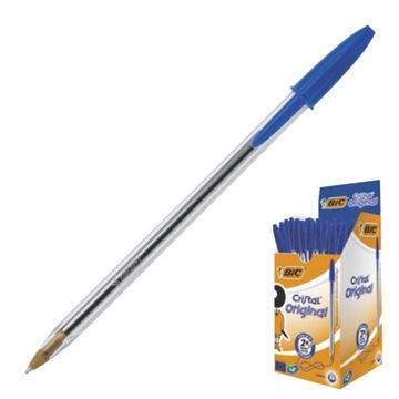 Długopis BIC Cristal niebieski 50 szt. pudełko