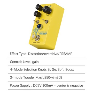 MOSKYAudio Distortion/Overdrive/Preamp для гитары