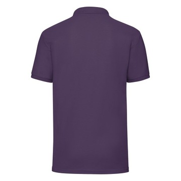 FRUIT OF THE LOOM KOSZULKA 65/35 Polo Purple M