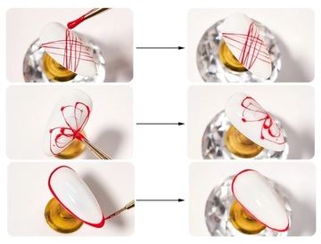 SPIDER GEL NAIL ART ГЕЛЬ ДЛЯ УКРАШЕНИЯ НОГТЕЙ УЗОРЫ УКРАШЕНИЯ 5г СЕРЕБРО