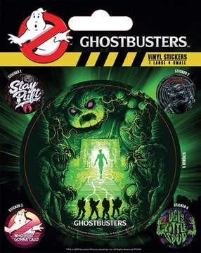 Naklejki zestaw 5 szt Ghostbusters Ghosts and Ghouls Na prezent dla kolegi