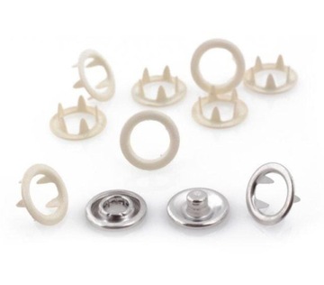 Zatrzaski, Napy SPRINGI 9,5 mm Ecry 10 kpl