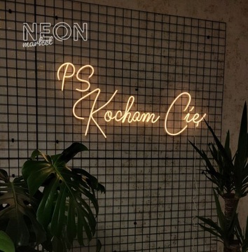 PS. Kocham Cię napis LEDOWY LED Neon LEDON