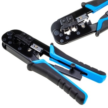 ZACISKARKA ZACISKACZ WTYKÓW RJ45 LAN 3W1
