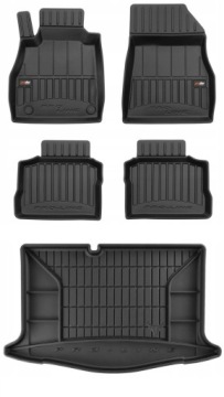 Set 3D gumové rohože Nissan Micra K14 Hb od roku 2016