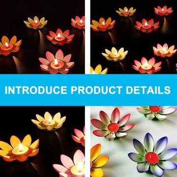 ПЛАВАЮЩИЙ ВОДНЫЙ ФОНАРЬ LOTOS ПОДСВЕЧНИК