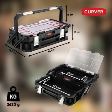 КОРОБКА-ОРГАНИЗАТОР ЧЕМОДАНА ДЛЯ ИНСТРУМЕНТОВ KETER