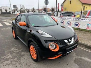 Nissan Juke I SUV Facelifting DIG-T 115KM 2015 Nissan Juke KLIMATYZACJA NAWIGACJA KAMERA SKORY TEMPOMAT EL.SZYBY SERWISOW, zdjęcie 3