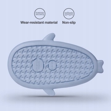 ŚMIESZNE KLAPKI ANTYPOŚLIZGOWE REKIN SHARK KAPCIE