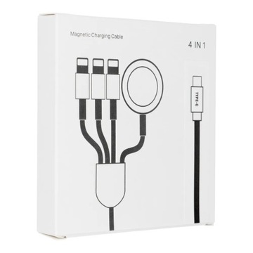 USB-КАБЕЛЬ 4IN1 LIGHTNING TYPE C MICRO USB APPLE WATCH