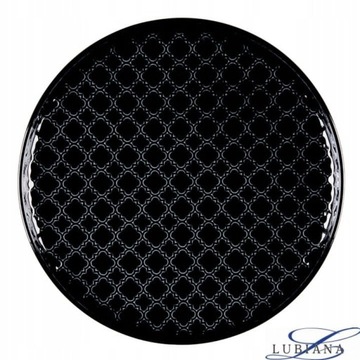 Talerz deserowy 20cm Lubiana Marrakesz czarny