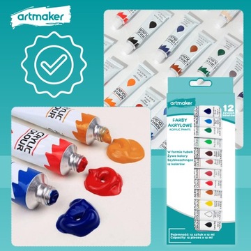 Zestaw Do Malowania Malarski Artystyczny Sztaluga Farby Płótna Dla Dzieci